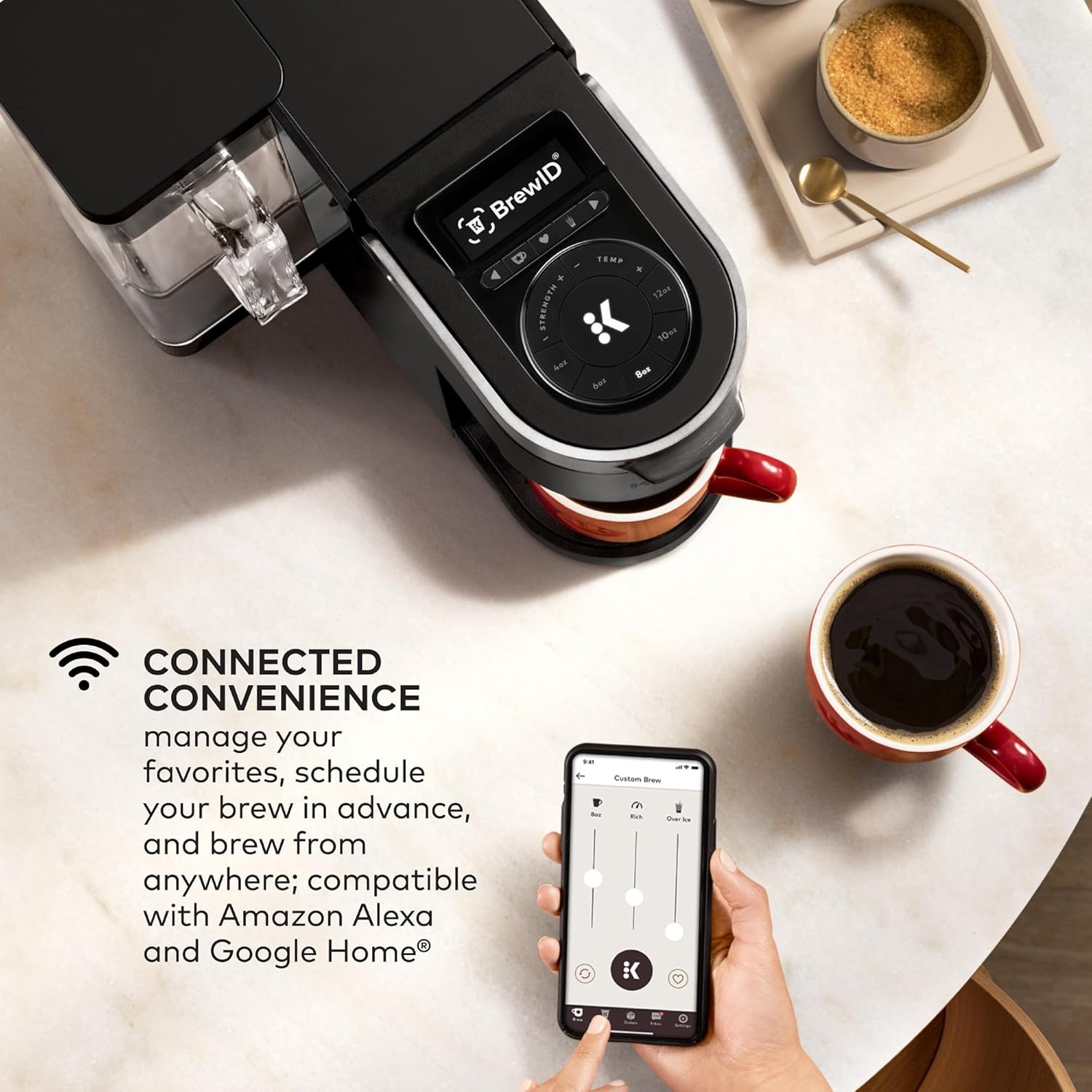 Single Serve Coffee Maker, Black F618838