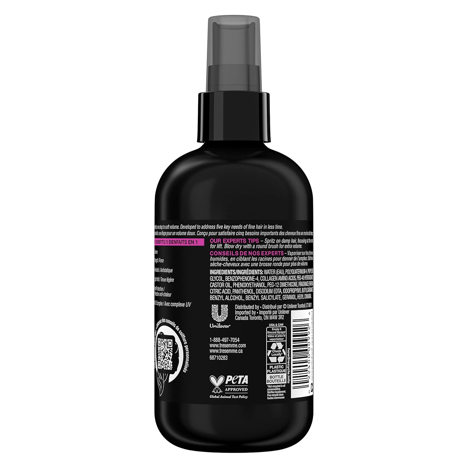 Volumizing Hair Styling Mist for Fine Hair, 8 oz Z666