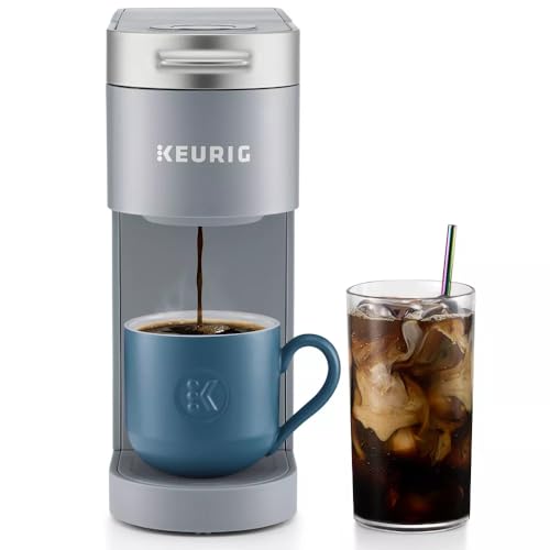 Single-Serve Coffee Maker with Iced Coffee Option, 3 Cup Sizes, Black T218