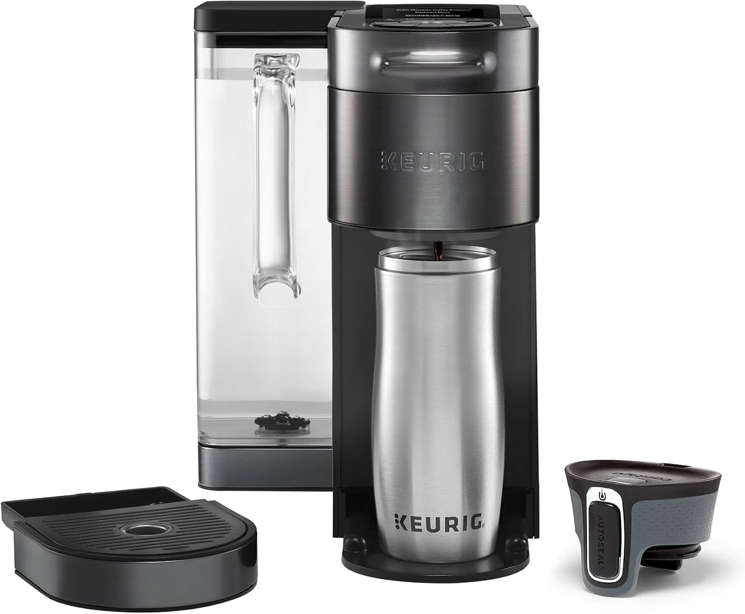 Single Serve Coffee Maker, Black F618838