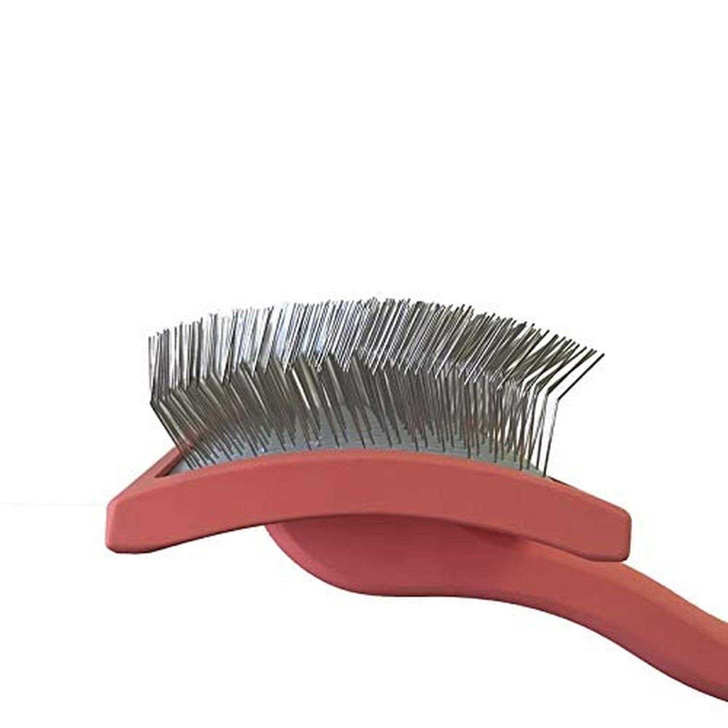 Coral Slicker Brush for Pets O118