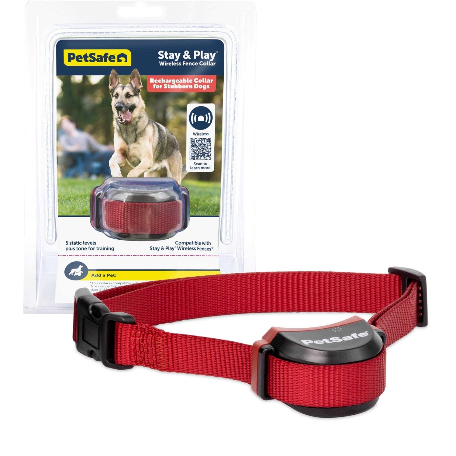 PetSafe Stubborn Dog Stay &amp; Play Wireless Fence Receiver Collar - Pet Supplies online store