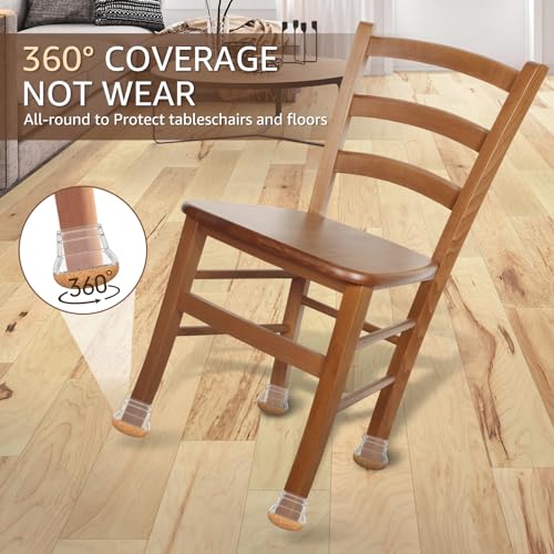Chair Leg Floor Protectors Silicone Covers for Noise Reduction L8667