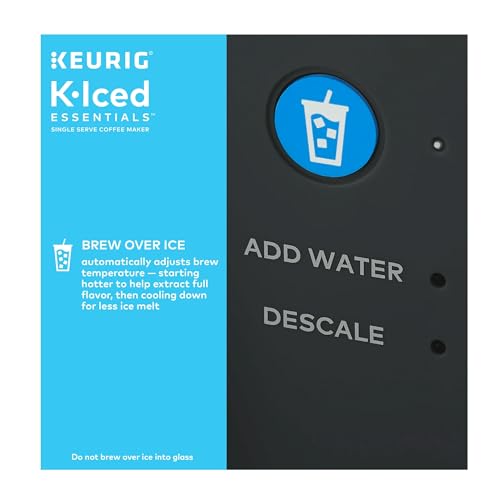 Iced and Hot Single-Serve Coffee Maker, 4 Cup Sizes, 36oz Reservoir A9058