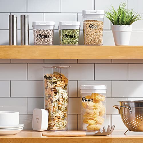 Preprinted Label Stickers for Kitchen Pantry Storage, 32 Count L8427