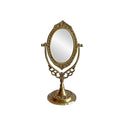 MADALIANO European Style Retro Brass Handle Mirrors Desktop Dressing Mirrors Desktop Makeup Mirrors Gift