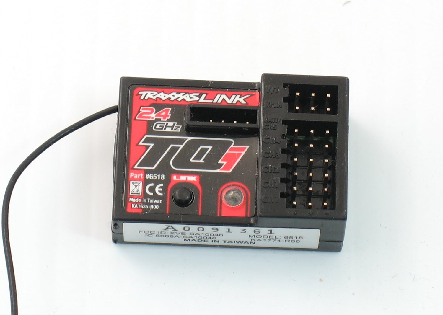 Rustler VXL TQi 2-Ch Bluetooth Transmitter & 5-Ch Receiver Radio T505408