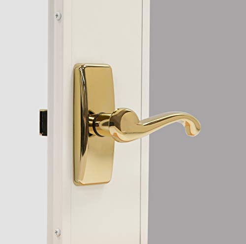 Larson Certified Storm Door Georgian Lever (White)