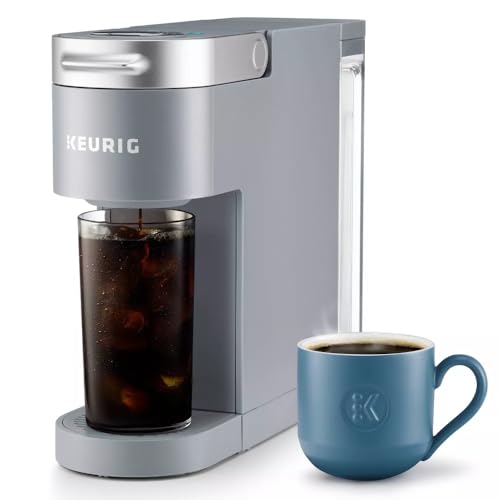 Single-Serve Coffee Maker with Iced Coffee Option, 3 Cup Sizes, Black T218
