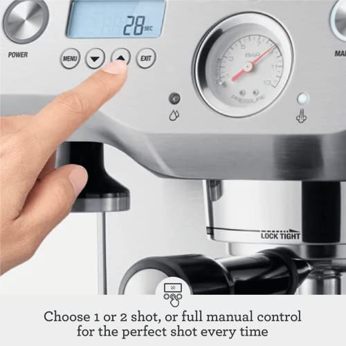 Dual Boiler Espresso Machine, Brushed Stainless Steel V1887