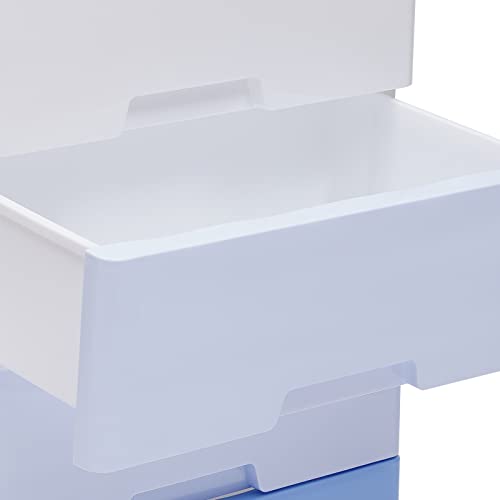 5-Drawer Storage Cabinet on Wheels for Bedroom O607888