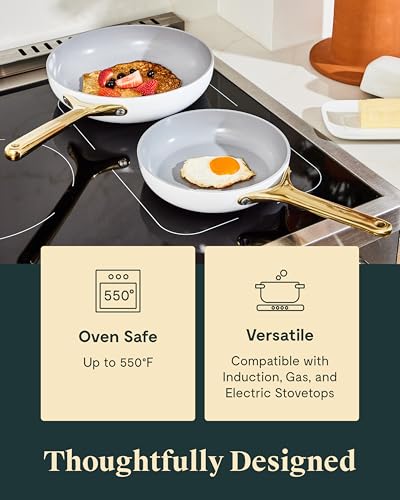 Nonstick Ceramic Frying Pan 10.5 Inch, Oven Safe, Induction Compatible W1335