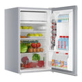 4.3 Cu.Ft Mini Fridge with Freezer, Single Door Mini Refrigerator w/7 Settings Temperature Adjustable and 3 Removeble Shelves, Compact Fridge for Apartment, Bedroom, Office, Dorm, Black