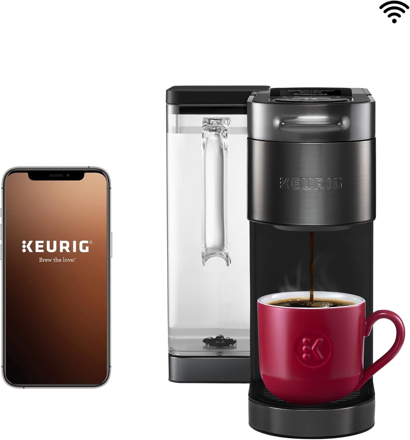 Single Serve Coffee Maker, Black F618838