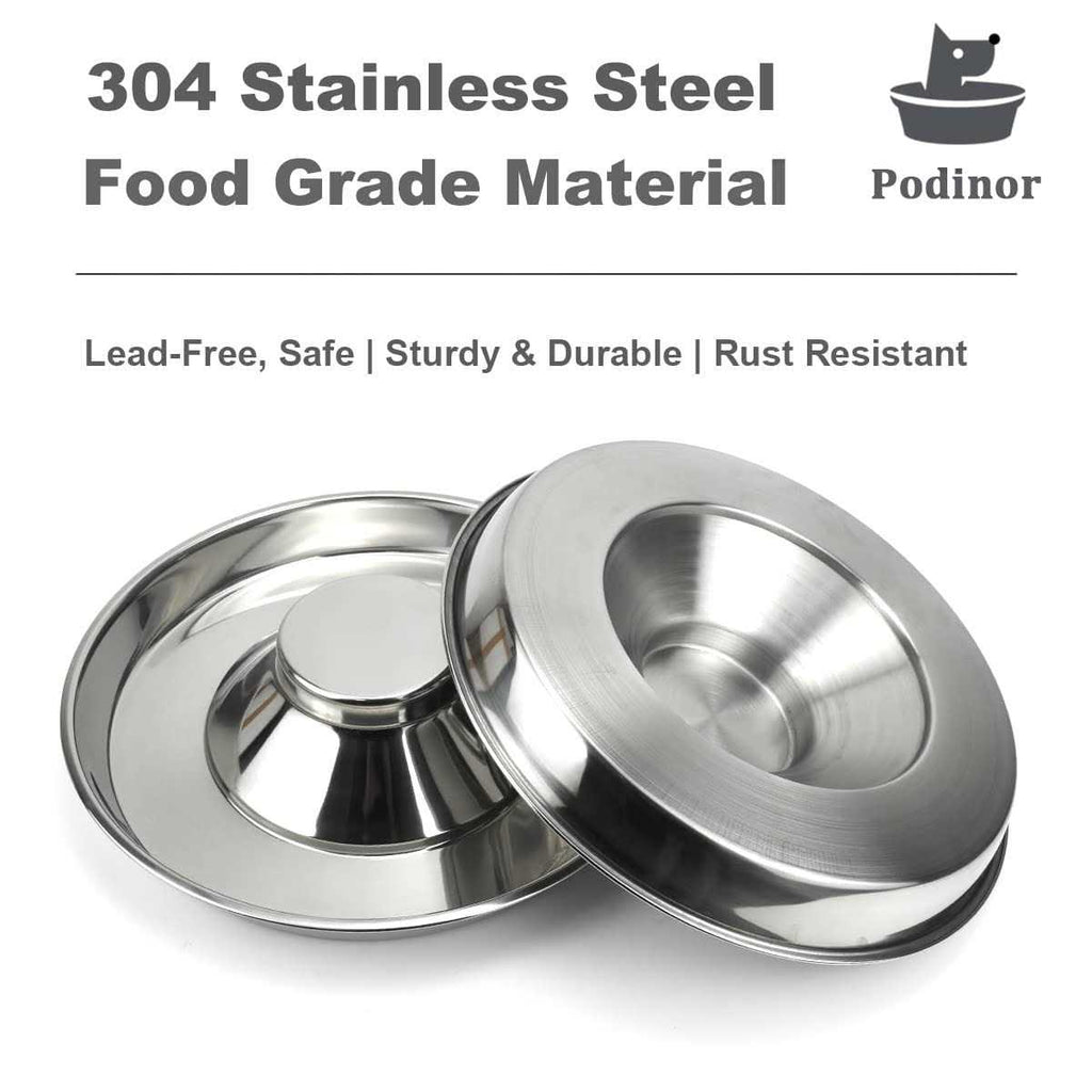 Stainless Steel Puppy Dog Bowls for Food and Water Q993698