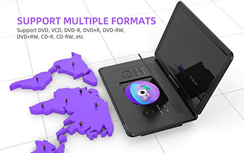 Portable DVD Player with 15.6 Inch HD Screen B888