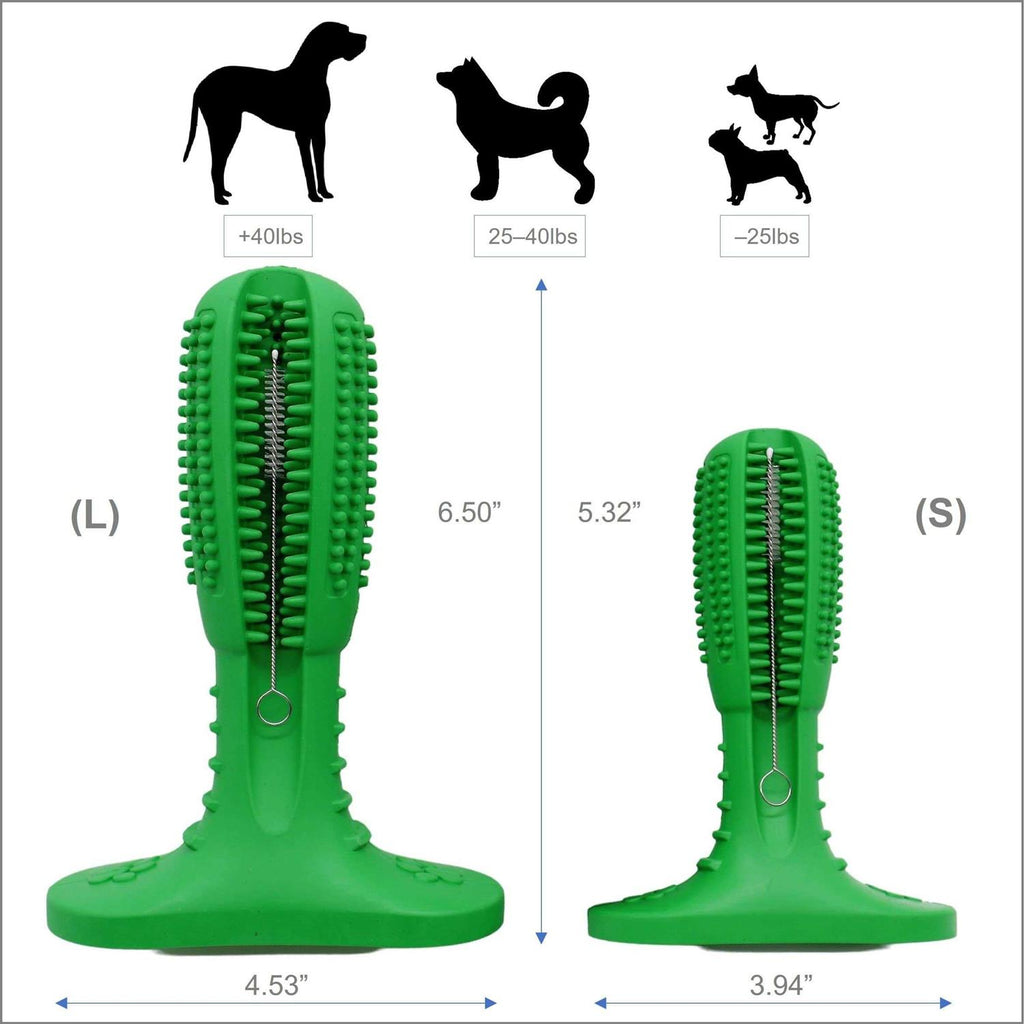 Dog Toothbrush Chew Toy for Aggressive Chewers Q28774