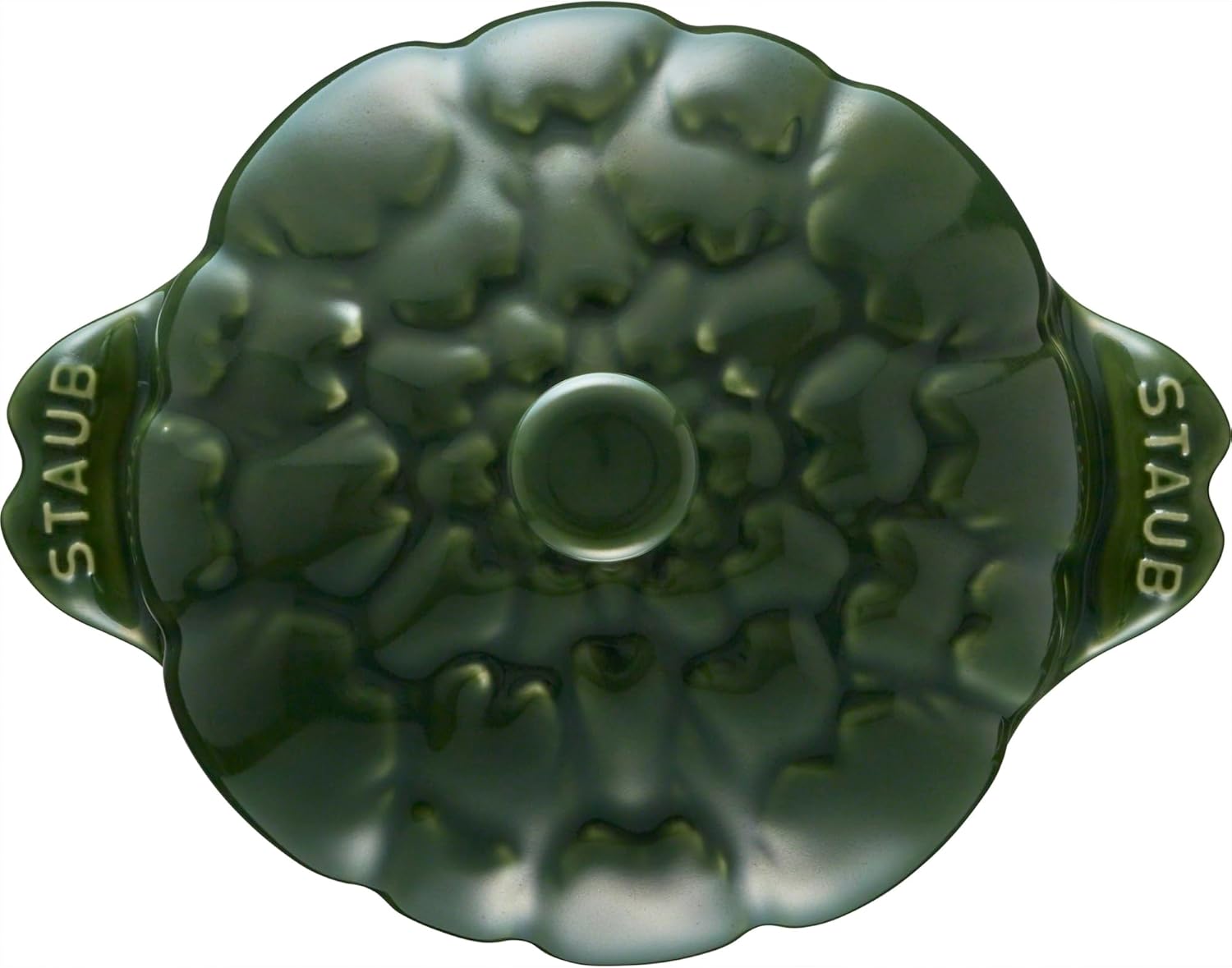 Ceramic Dutch Oven, 16-oz Petite Cocotte, Basil X86072