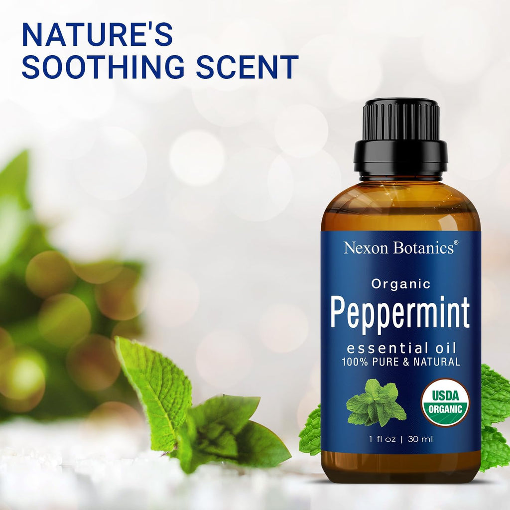 Peppermint Essential Oil 30 ml for Diffuser, Hair and Skin Care P9710