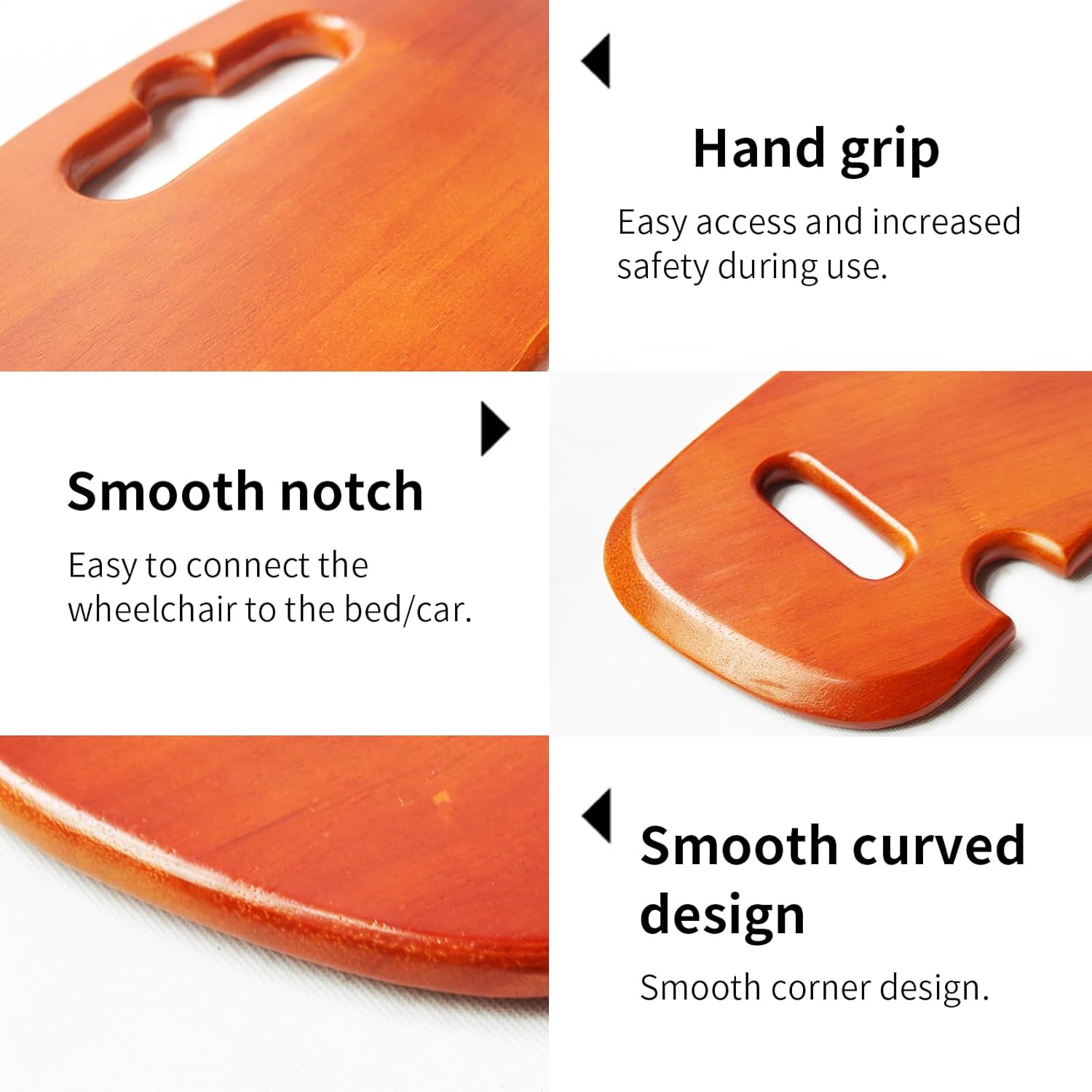 Slide Transfer Board 31" Wooden Patient Sliding Board E3078