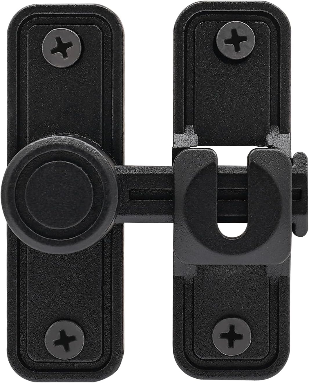 Barn Door Lock Latch, 90 & 180 Degree Heavy Duty Sliding Door Lock M560