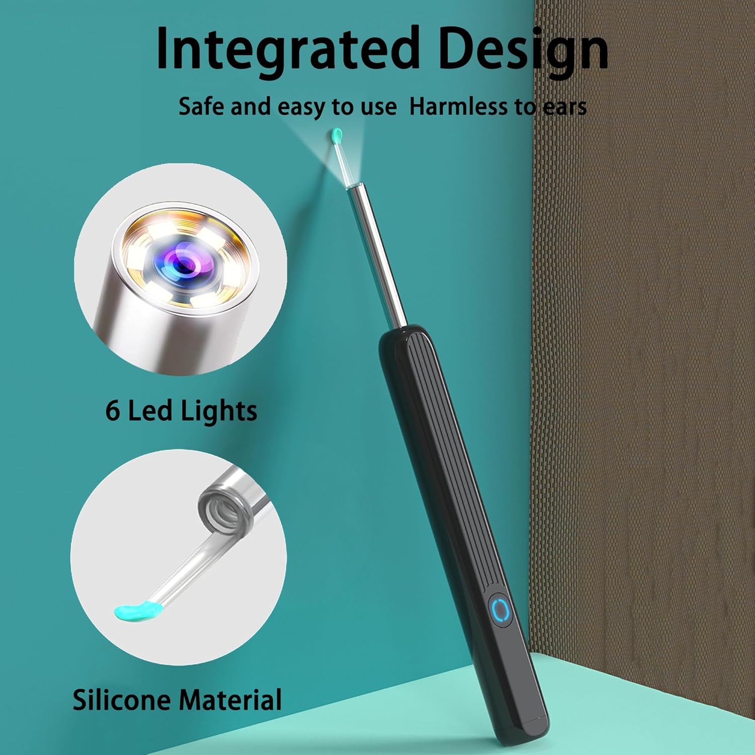 Ear Wax Removal Cleaner with 1080P HD Camera Otoscope for iPhone, iPad & Android D114071