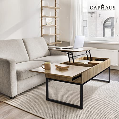 Lift Top Coffee Table with Sliding Drawer and Hidden Storage Y945419