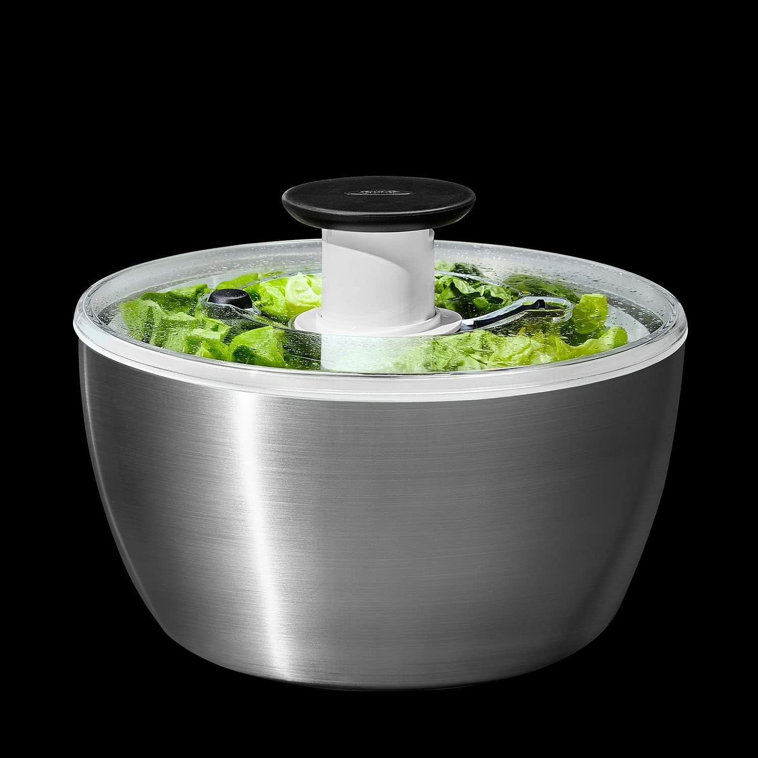 Stainless Steel Salad Spinner, 6.34 Qt. G495055