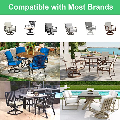 Patio Rocking Chair Spring Plate Replacement Parts, 2.5 x 5 x 0.25 Inches Z97994