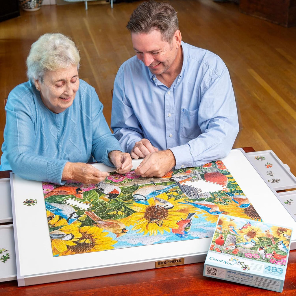 1500 Piece Puzzle Board with Drawers W807