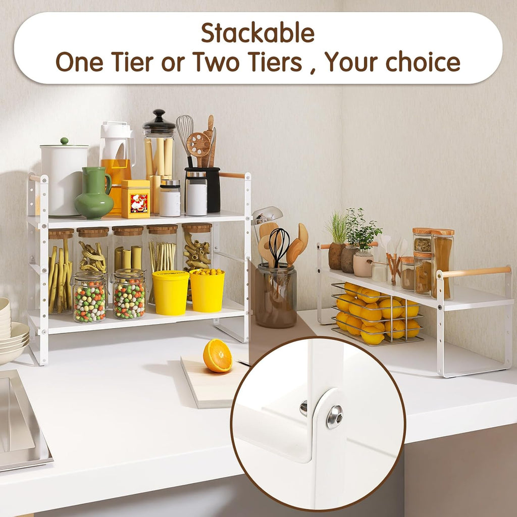 Expandable Shelf Organizer for Kitchen Countertop D879564