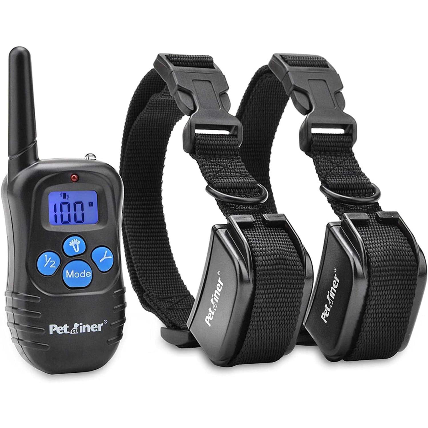 Rechargeable Dog Training Collar with Remote and Beep Vibration F84089