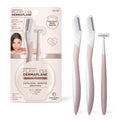 Finishing Touch Flawless Dermaplane Facial Exfoliator and Hair Remover, Facial Hair Removal for Women, 6 Count