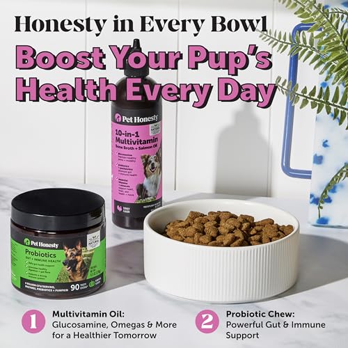 Multivitamin Dog Supplement with Glucosamine, Probiotics & Omega Fish Oil I102353