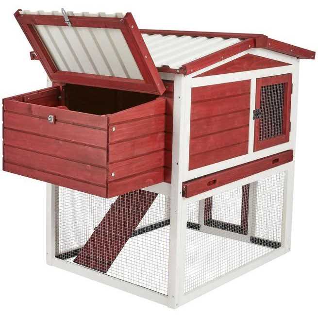 Wooden Outdoor Chicken Coop I3660