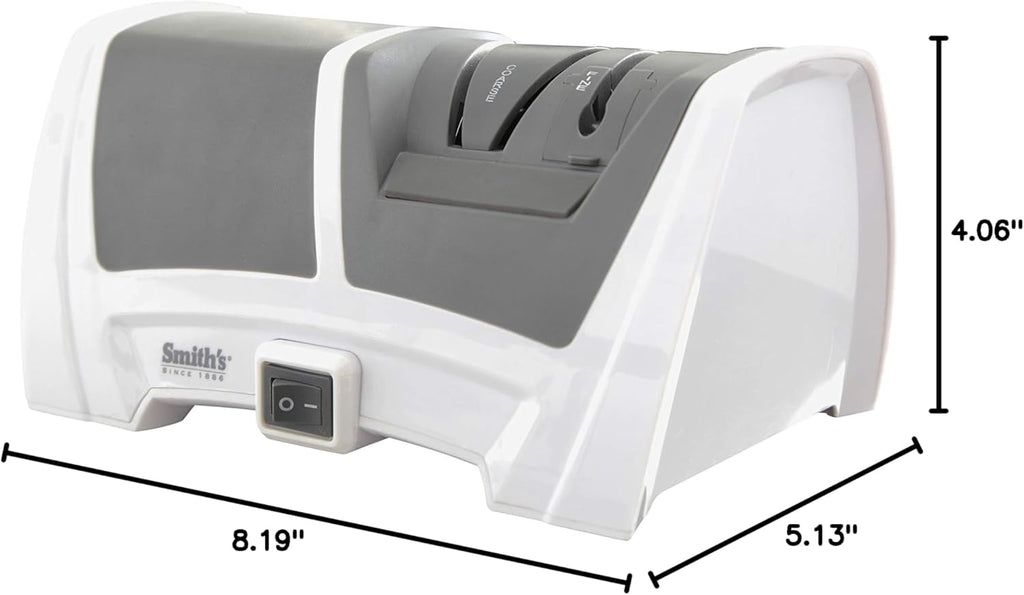 Electric Knife Sharpener, Gray/White P354210