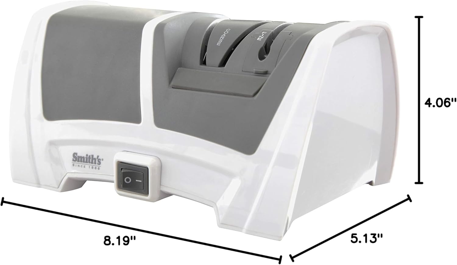 Electric Knife Sharpener, Gray/White P354210