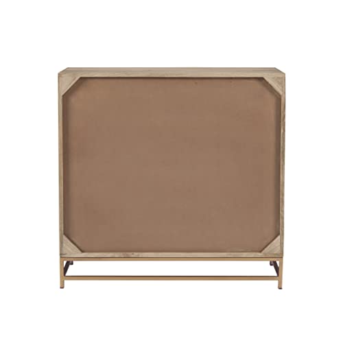 Natural Rattan Two Drawer Cabinet, Beige X311117