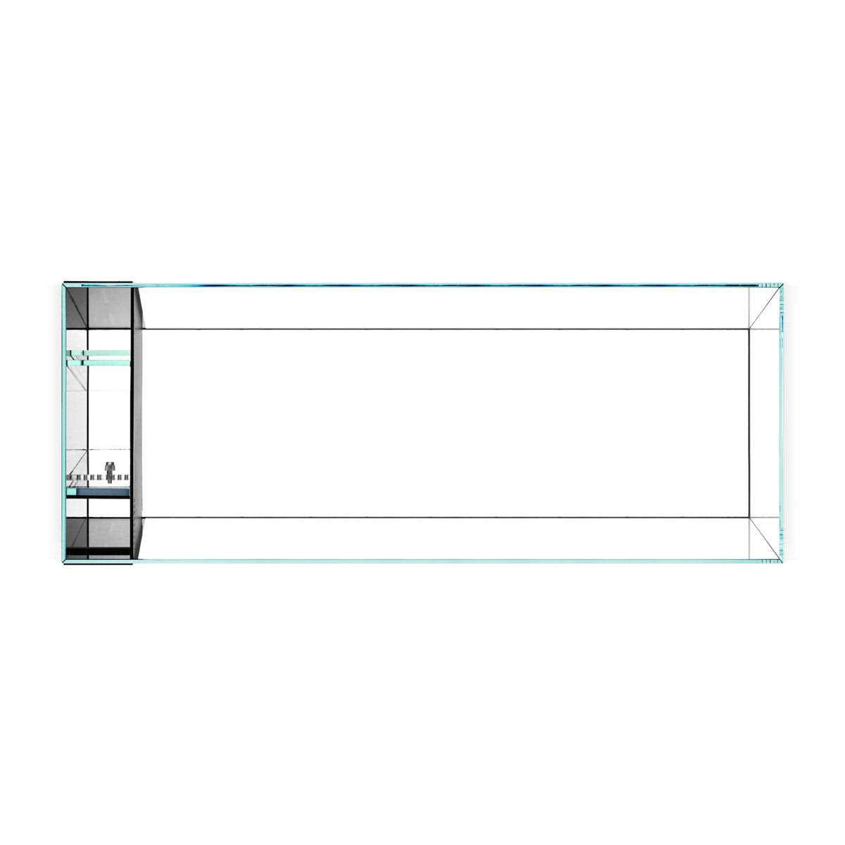 21 Gallon Dual AIO Rimless Aquarium P46037