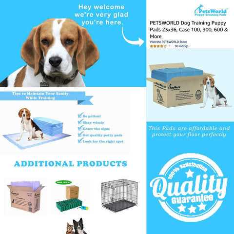 Heavy Absorbent Dog Puppy Training Pads 28x34 T440
