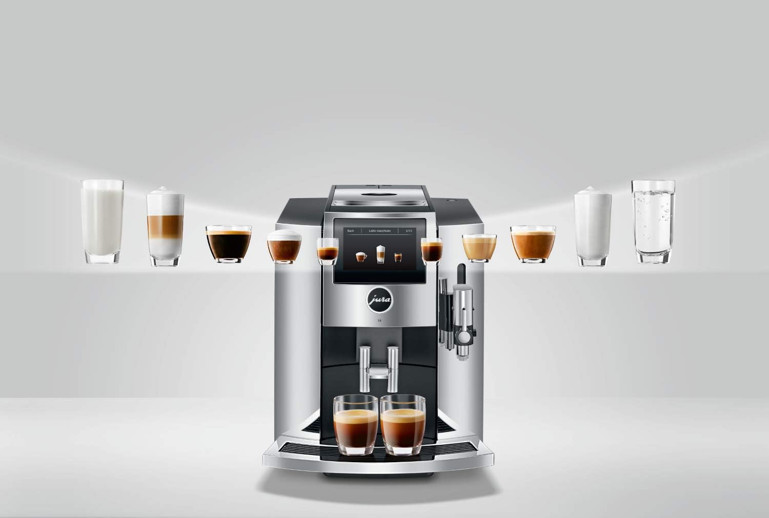 Automatic Coffee Machine with Glass Milk Container K5620