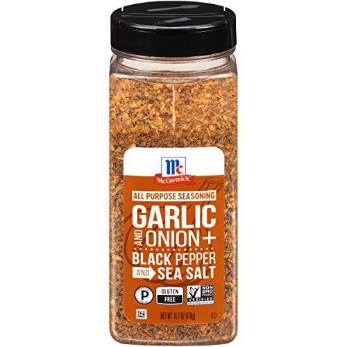 Garlic and Onion All Purpose Seasoning with Black Pepper and Sea Salt N633801