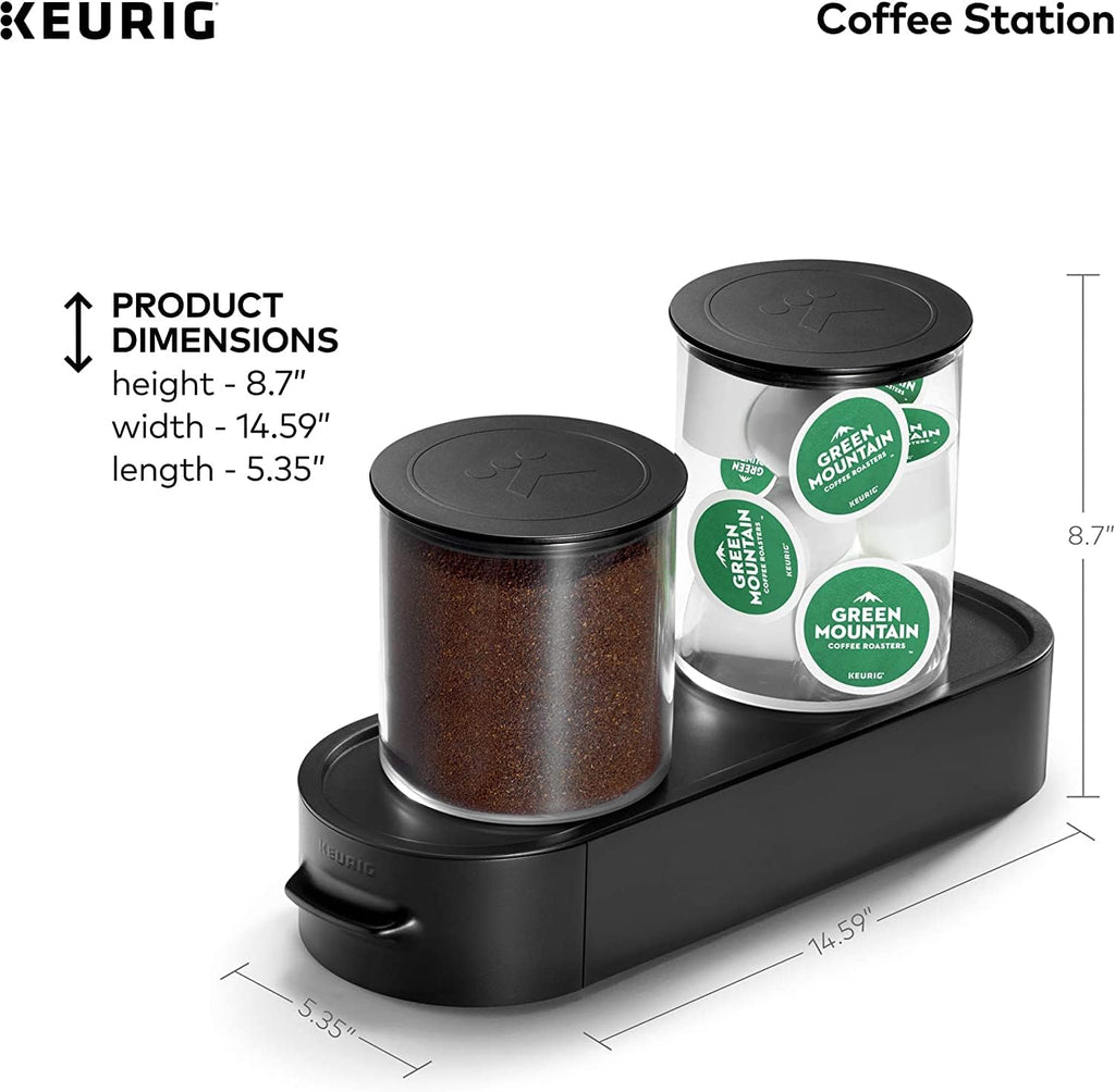 Single Serve Coffee Maker with K-Cup Pod Storage D38872