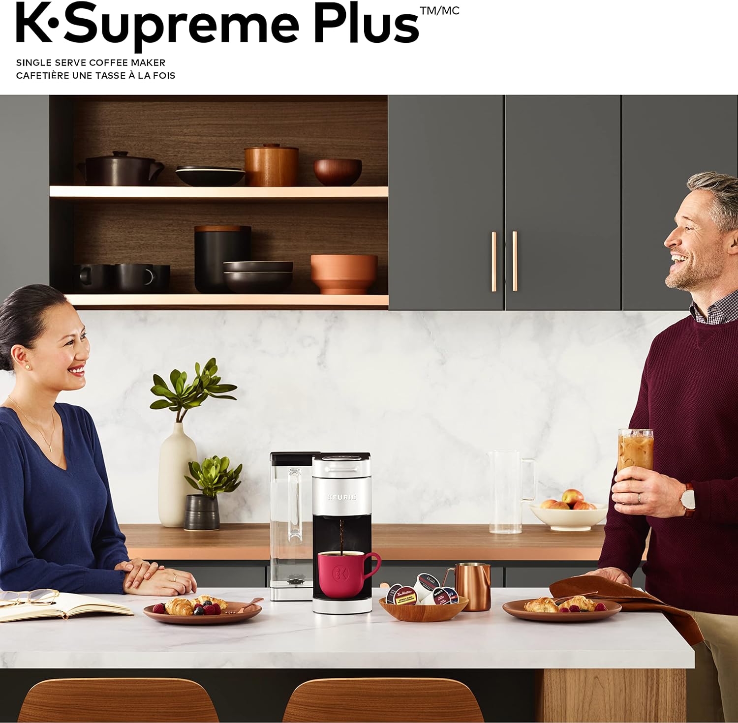 Single Serve K-Cup Pod Coffee Maker V8703