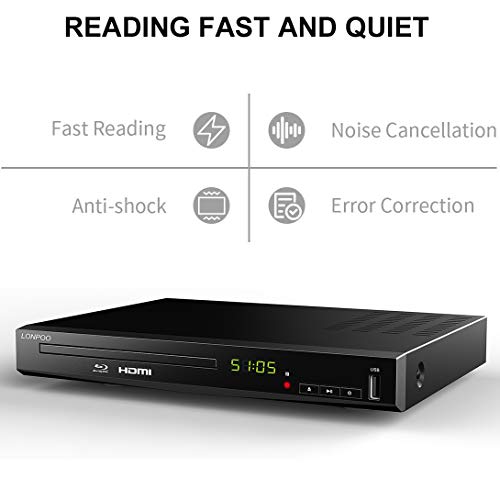 Blu-Ray Disc Player for TV with HDMI, 1080P, USB Input A749132