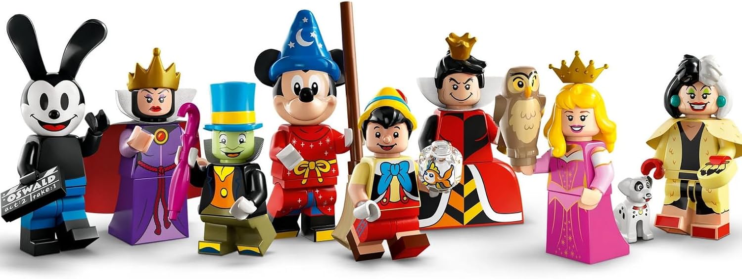 Disney Minifigures 6 Pack Set (46 Pieces) E240479