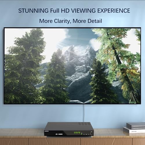 Blu Ray DVD Player, 1080P Home Theater with HDMI and USB Playback I711
