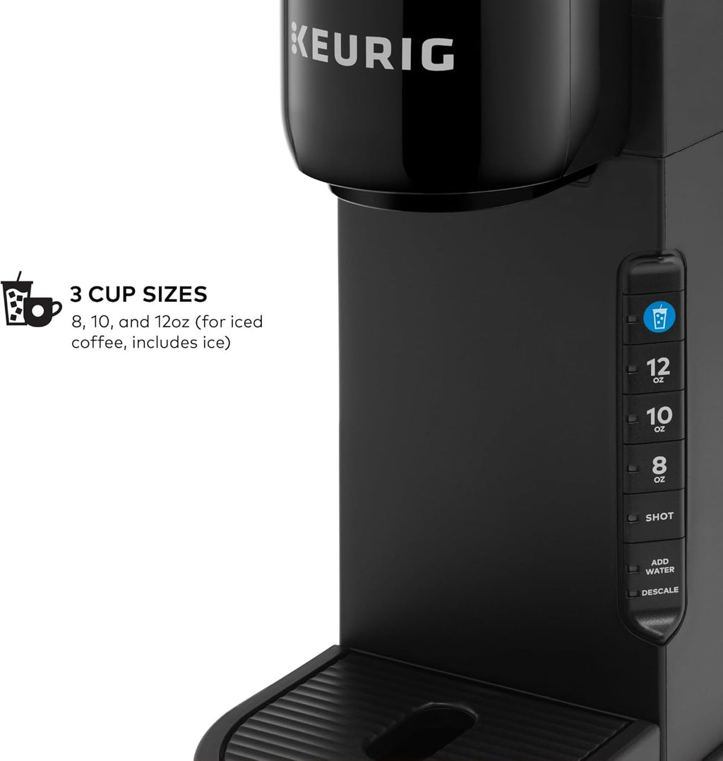 Single Serve Coffee Maker with Milk Frother, Black O1465