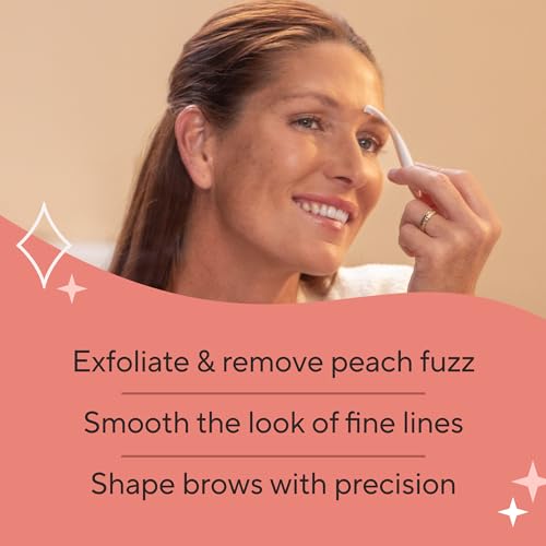 Dermaplane Facial Exfoliator and Hair Remover for Women, 6 Count V850
