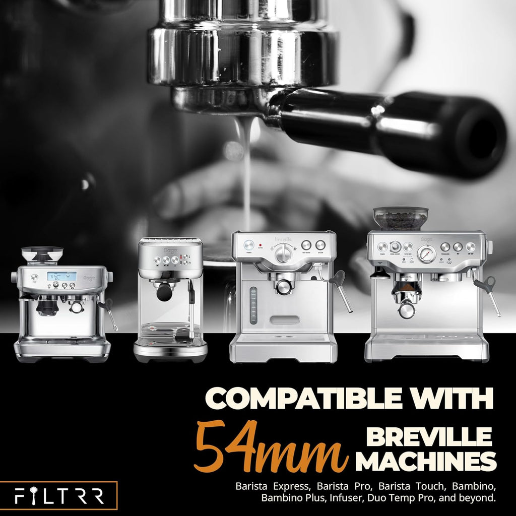 54mm Portafilter Espresso Kit with WDT Tool and Spring Tamper T9798